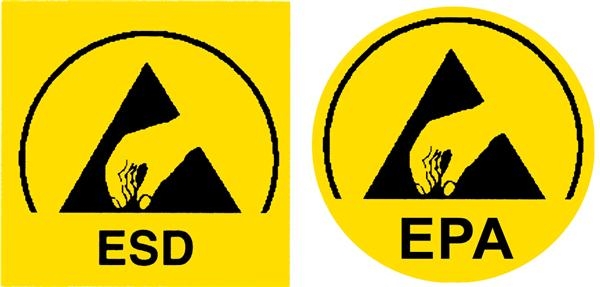Etykieta samoprzylepna ostrzegawcza EPA, 30x25mm, 50szt.