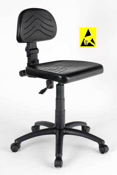Krzesło ESD, seria I, poliuretanowe.