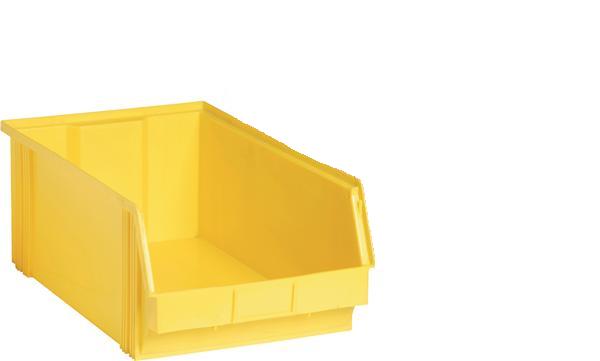 Pojemnik - kuweta ESD, kolor - żółty, 235x145x125mm