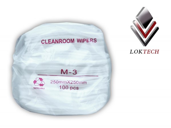 Chusteczki  M-3 Cleanroom, do czyszczenia, opakowanie 100szt.  250 x 250mm.